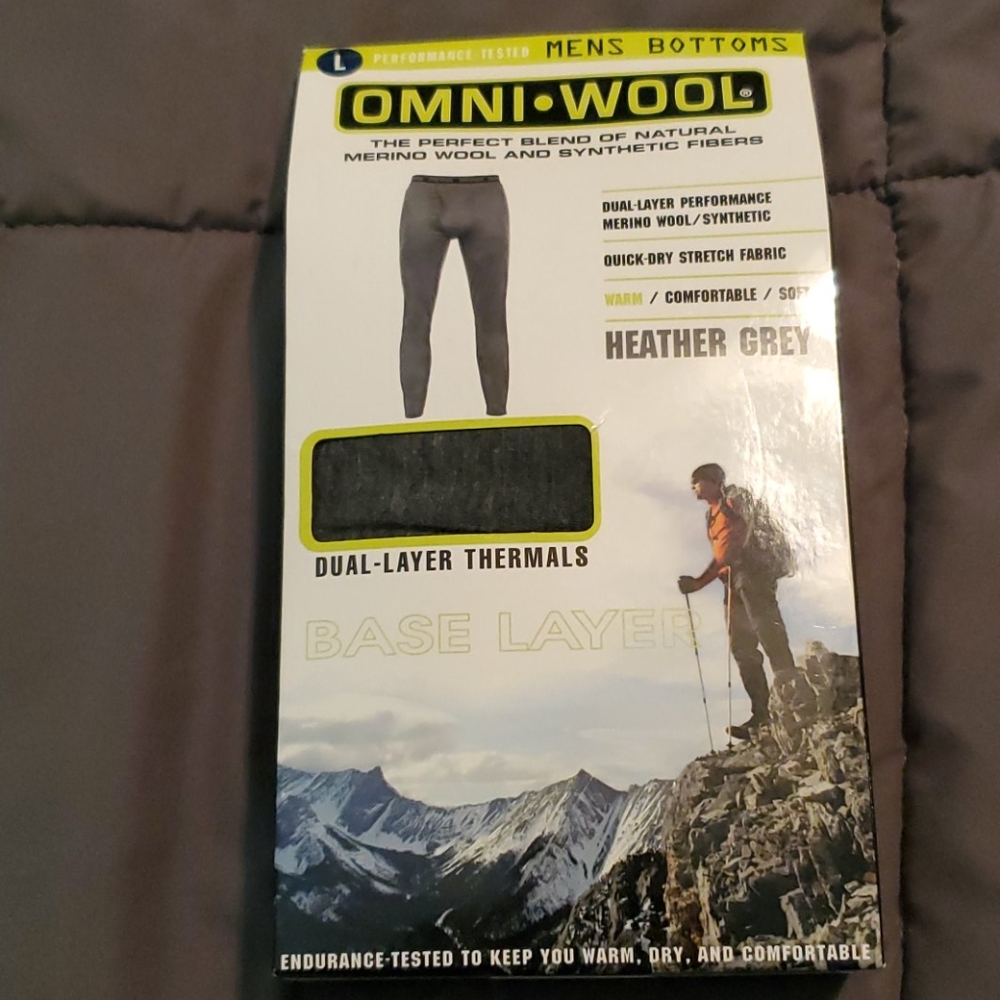 Omni wooldual layer thermal long john leggings C3
